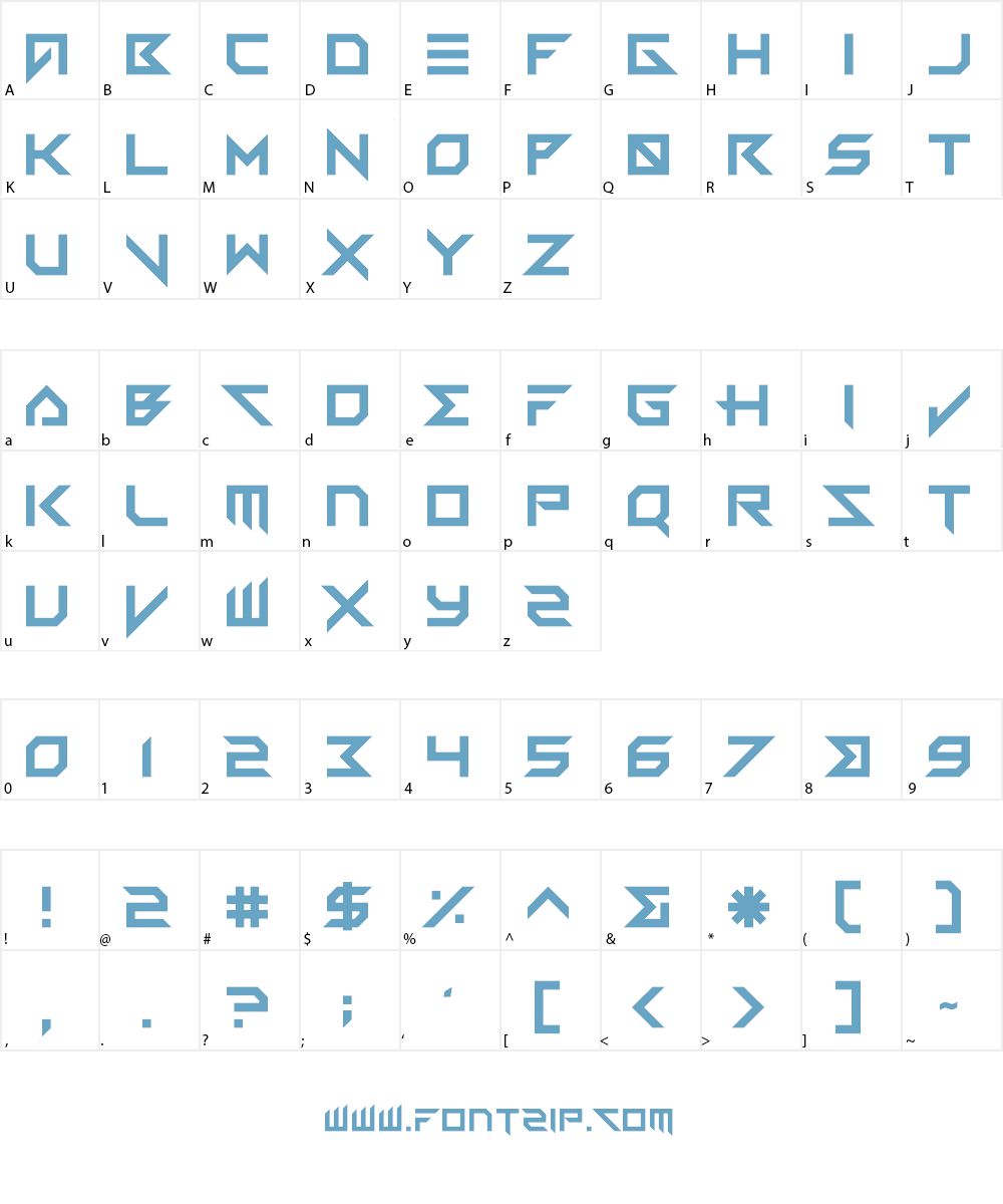 Vermin Vibes 3 Font Character